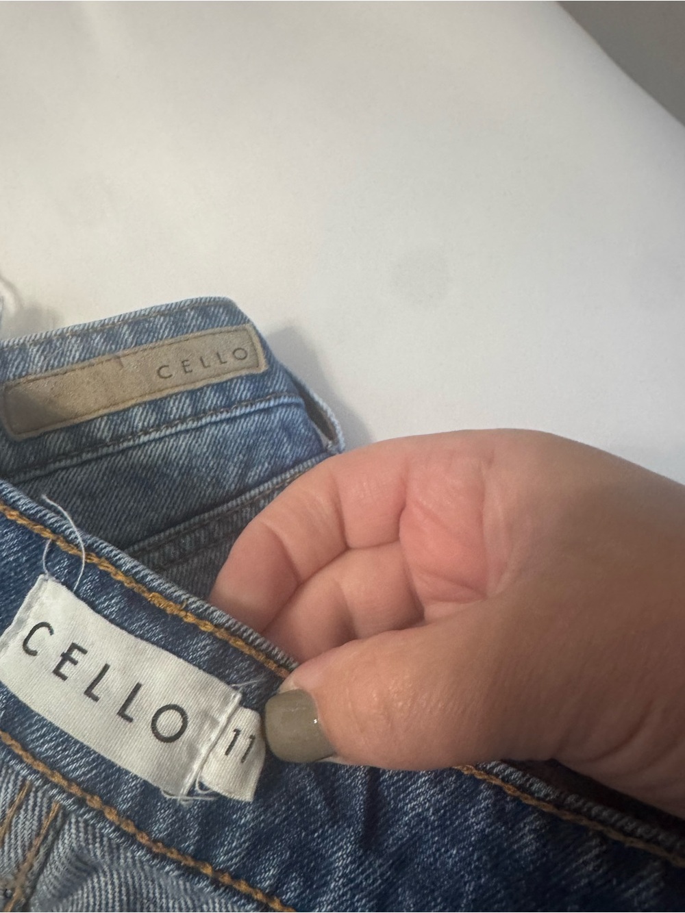 cello Light Blue Distressed Women’s Jeans - Picture 3 of 3